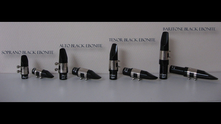 black ebonite mouthpieces